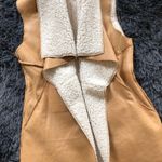 Cherish Tan Wool Vest Photo 0