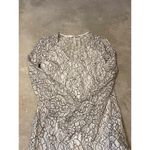 WAYF White Bell Sleeve Lace Overlay Shift Dress Size XS Photo 2