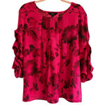 Investments Slim Factor Floral Blouse – Size 1X – NWT – MSRP $79 Photo 0