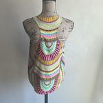 Mara Hoffman  Aztec Print Colorful Tank Top Size Small Photo 7