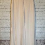 Azazie Pink Wide Leg Chiffon Pants, M Photo 0