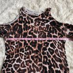 Show Me Your Mumu Sweater shiver shoulder coyote kitty knit Brown black M Photo 7