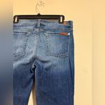 7 For All Mankind EUC Dark Wash The Ankle Skinny Blue Jeans 5 pockets size 29 Photo 7