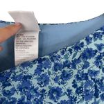 Calfornia Concepts Vintage 90s Women's Size 10P Floral Blue Midi Dress Photo 4