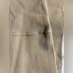 Free People Camel color tank bodysuit, ribbed, EUC size small, athleisure, yoga Photo 9