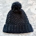 Adidas  Black Cable Knit Beanie with Pom Photo 1