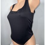 House of Harlow NWT  1960 XL Womens Stretch Bodysuit Black Sleeveless Cami SOFT Photo 4