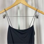 Forever 21  Medium Square Neck Satin Bodysuit Formal Sexy Solid Photo 2