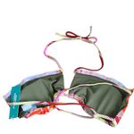 Sports Illustrated Ruffle Cutout Bralette Bikini Top Multicolor Size L Pink Size L Photo 1