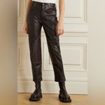 STILL HERE Tate Paneled Faux Leather Straight Photo 4