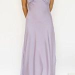 Verge Girl Wine At Sunset Bias Cut MIDI Dress Lilac Size AU 8 (US 4) Photo 0