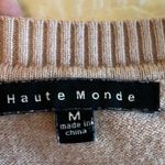 Haute Monde  Tan Knit Sweater Vest Photo 1