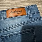 Authurna Denim Blue Pearled Mini Distressed Summer Skirt 5 Photo 7