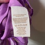 Free People  Sunset Kisses Embroidered‎ Lilac Sheer Tunic Top women’s medium Photo 7