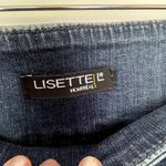 Lisette montreal jeans women's size 10 embroidered paint rock detail painted Blue Photo 4