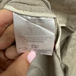 Theory Womens Stretch Linen Beige Khaki Minou T Blazer Tapered Size 4 Small Photo 6