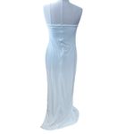 Club L London White Maxi Tube Dress w/Thigh High Split Size 12 Bridal Resortwear Photo 2