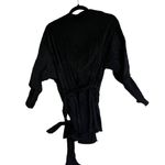 ZARA NWT PLEATED TIED BLAZER BLACK SMALL BLOGGERS FAV Photo 11