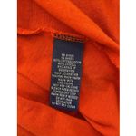 Ralph Lauren  Womens Large Red V Neck Cotton Tee Made in Peru Photo 4