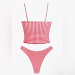Beachsissi Chic Red Checkered Bikini Set Photo 3