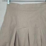 Love Riche womens size small corduroy pleated mini skirt new tan dont play my h Photo 4