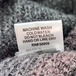 Gianni Bini Gray and Gold Cropped Sweater with Twist Back Detail Size Small Photo 8