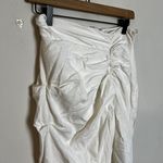 House Of CB - Jada Maxi Wrap Skirt White Linen Summer Classic Silhouette Poolside Photo 2