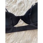 SKIMS  Fits Everybody Scoop Plunge Bra Onyx Size 36B Photo 6