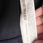 ZARA Woman Navy Blue Jeans Skinny Leg Size 6 Rhinestone logo Pockets Photo 8