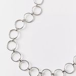 Urban Outfitters silver circle chain belt Photo 2