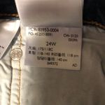 Levi's 501 Original Cropped Sz. 24W Plus Size Jeans Button~Fly Stretch Dark Wash Photo 10