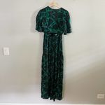 Ba&sh  Candy Cut Out Green Vert Printed Maxi Dress Photo 8