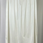 Vintage Large Cream Lace Hem Slip Skirt Satin Elegant White Photo 0