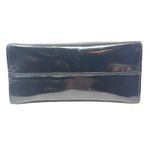 Furla Vintage Shoulder Bag Purse PVC Vinyl Silver Buckle Black Photo 5