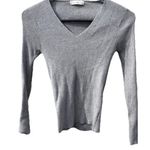 Active USA  Women's Size Large Gray Shirt Long Sleeve Top Blouse Photo 0