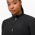 Lululemon Cropped Long Sleeve Top Gloss Trim🖤 Photo 3
