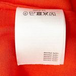 JUST Female Garner Layered Dress Oversized Flowy Midi Orange Red Size Small Photo 12