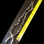 SIMON SEBBAG Tortoise Shell Agate Necklace with Sterling Silver Modern Pendant Black Photo 7