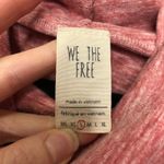 We The Free  Pink Heathered Cowl Neck Sweater Sleeveless Womens S Beachy Photo 3