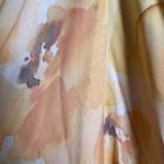 Significant Other Libby Cream Floral Plunge Neck Sleeveless Slip Maxi Dress Sz 8 Orange Photo 13