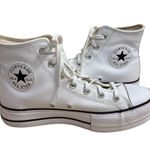 Converse  CHUCK TAYLOR ALL STAR LIFT HI SNEAKERS WOMENS SIZE 8.5 LEATHER Photo 0