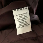 Ellos Puffer Coat Hooded Faux Fur Trim Water Resistant Pockets Burgundy Size 28 Red Photo 6