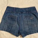 Dollhouse Y2K Vintage Short Dark Blue Jean Shorts Front Pockets Size 9 Photo 5