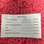 Jennifer Lopez Women's Coral/Pink Tank Top Sz Large Crochet/Eyelet Floral Design Photo 8