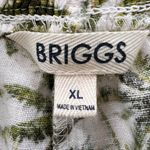 BeachLunchLounge Briggs Palm Tree Print Shorts Linen Blend Drawstring Waist XL Summer-wear Casual Photo 3