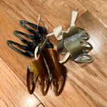 Anthropologie  three neutral mosaic hair clips claws all hair types brand new Photo 0