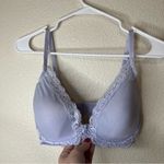 Natori  22030 light purple lavender feather lace mesh bra 32DDD Photo 6