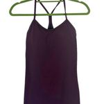 Lululemon  Size 6 Maroon Burgundy‎ Red Racerback Tank Top Cami Shelf Bra Athletic Photo 0
