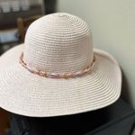 Women's Pink Straw Sun Hat Photo 2