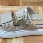 Suede Mayu Infuse in Putty Puma White Pristine Platform Sandals Size 8 Photo 4